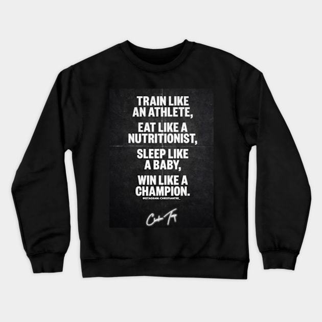 Win Like A Champion Crewneck Sweatshirt by Successcor